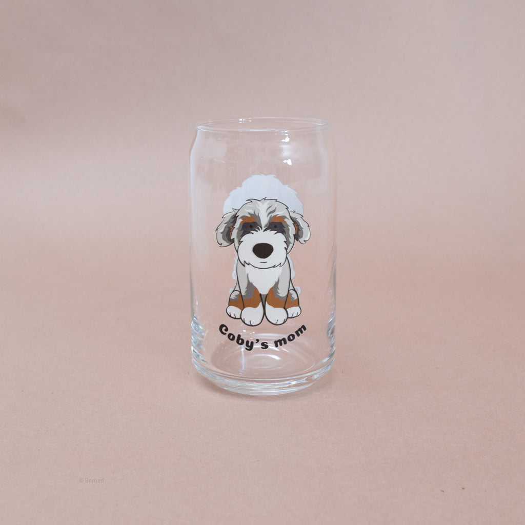Doodle Parent Sipper Glass - add your doodle's name!
