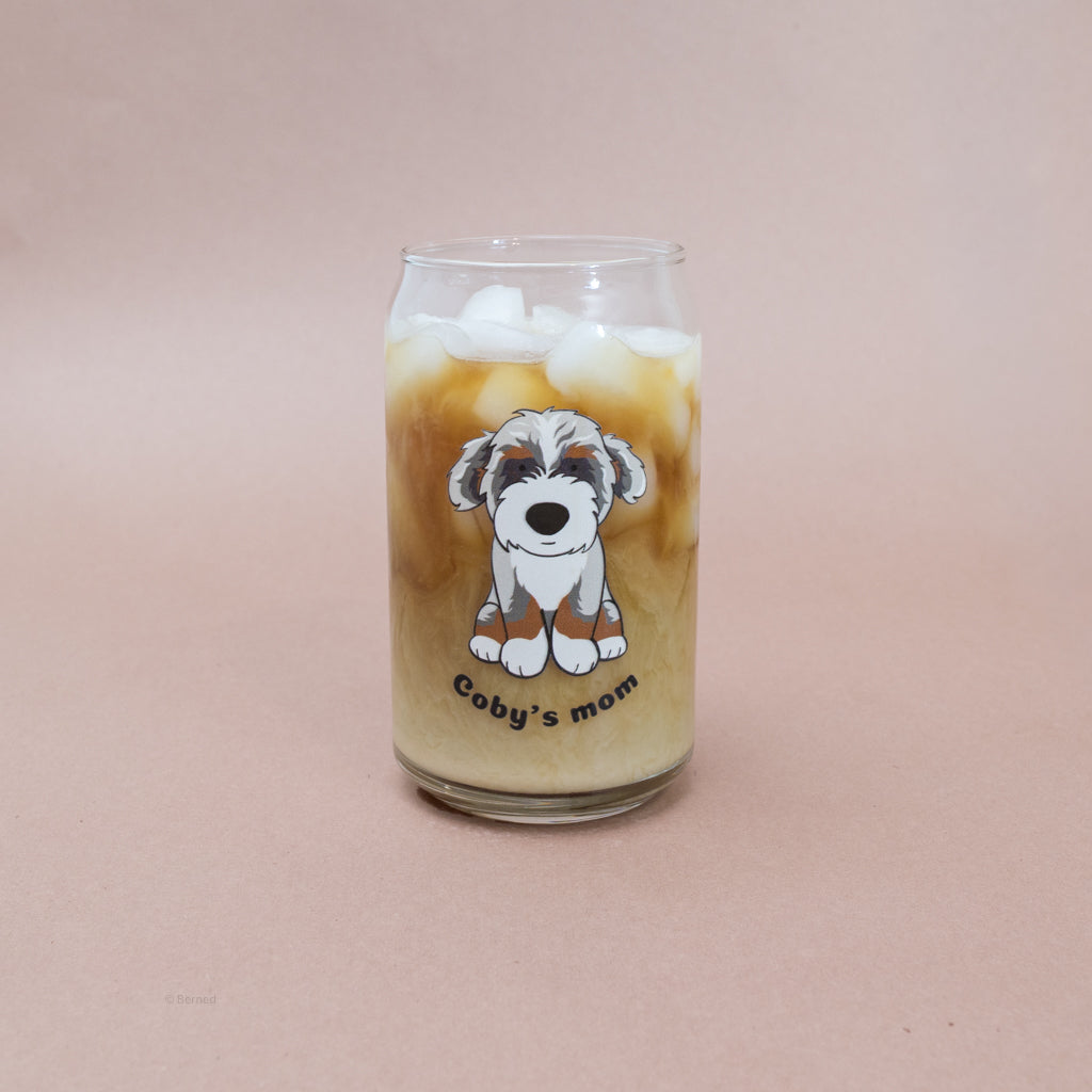 Doodle Parent Sipper Glass - add your doodle's name!