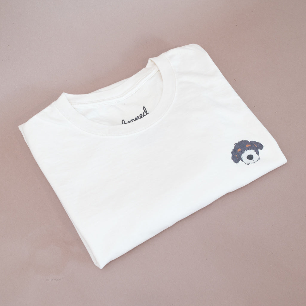 Mini Doodle Face T-Shirt - pick your own doodle color!