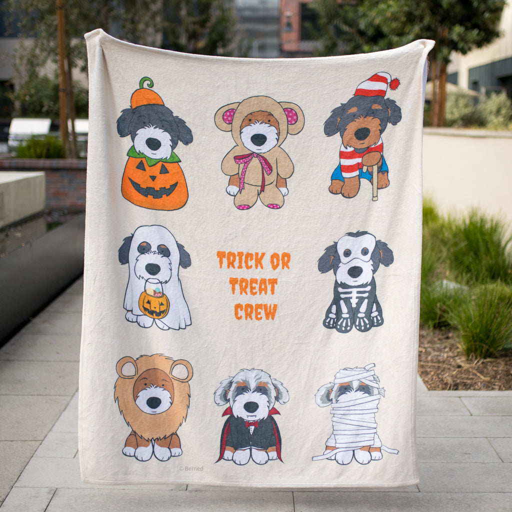 Trick or Treat Crew Fleece Blanket