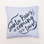 Santa Paws Pillow - pick your own doodle's color!