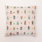 Holiday Doodle Pattern Pillow