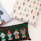Holiday Doodle Pattern Pillow
