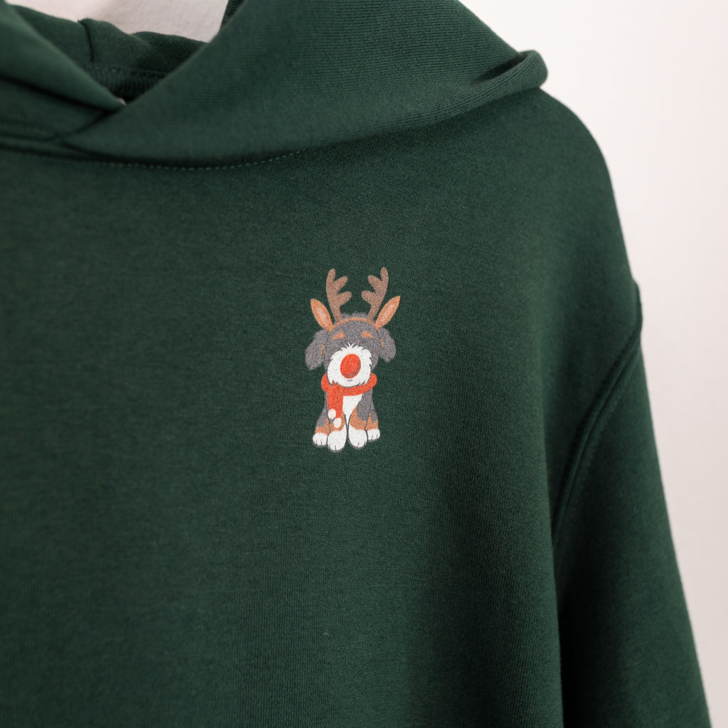 Reindeer Doodle Hoodie - Pick your own doodle's color!