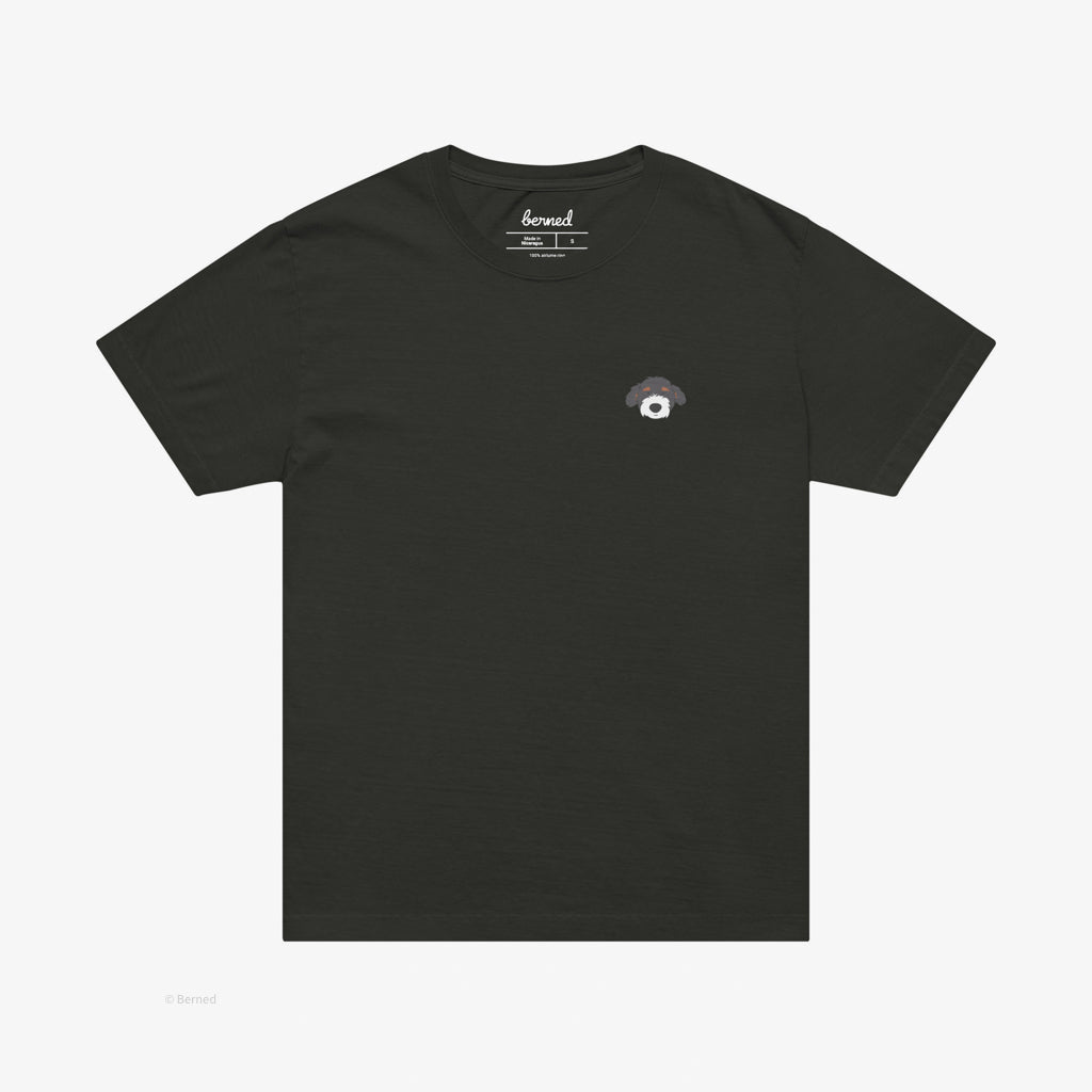 Mini Doodle Face T-Shirt - pick your own doodle color!